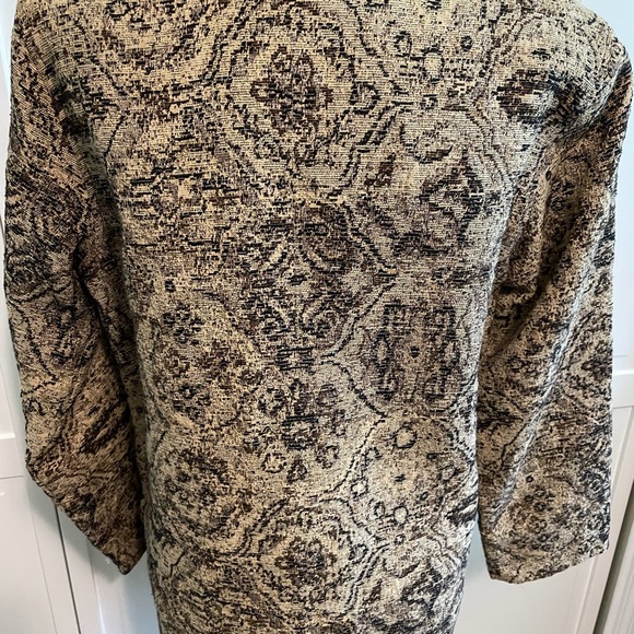 Chico’s Long Tapestry Jacket - Picture 9 of 10